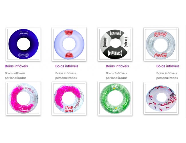 Boias inflaveis personalizadas
