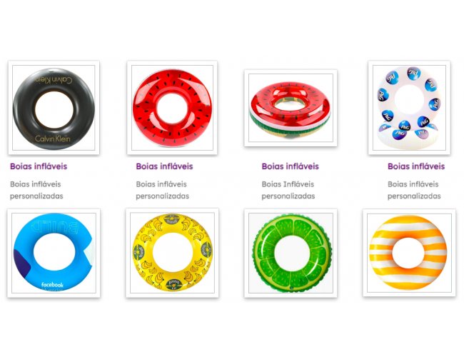 Boias inflaveis personalizadas