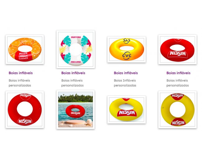 Boias inflaveis personalizadas