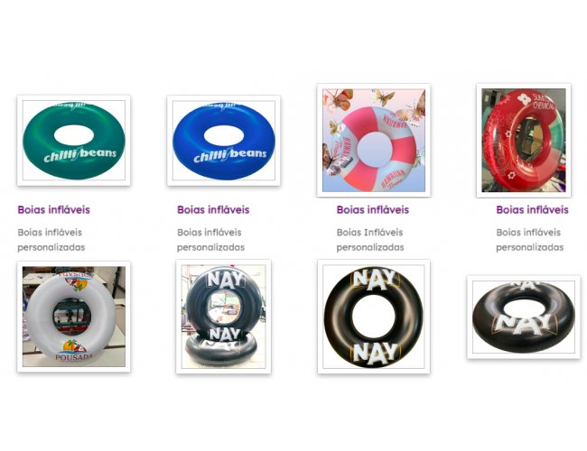 Boias inflaveis personalizadas