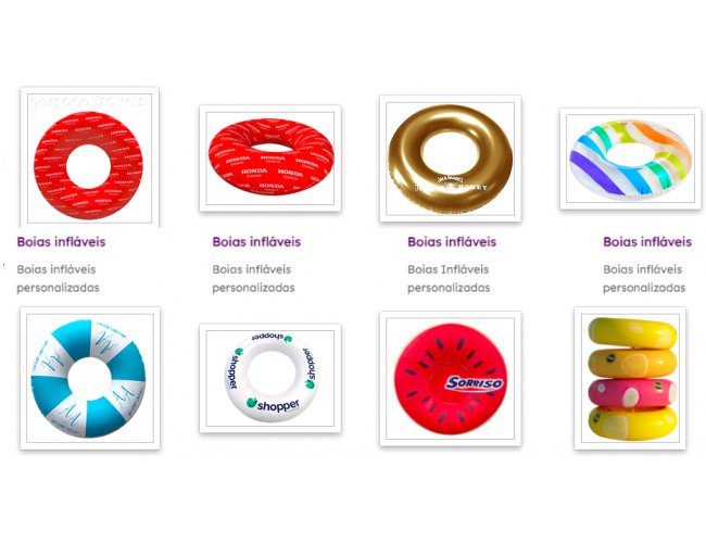 Boias inflaveis personalizadas