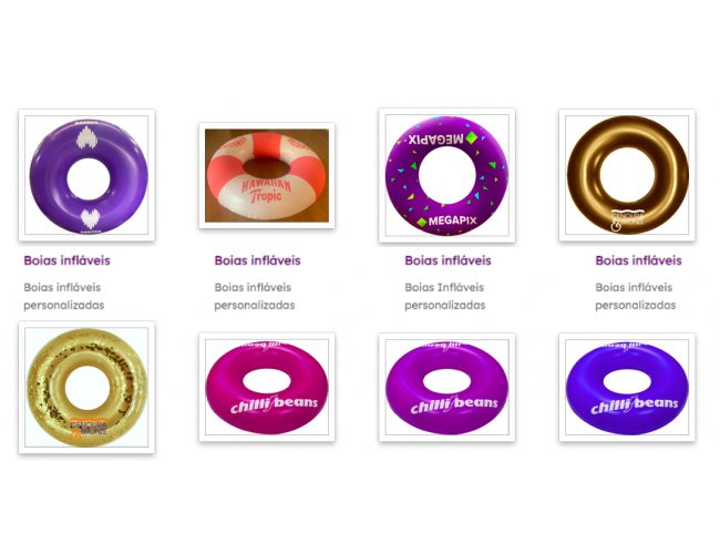 Boias inflaveis personalizadas